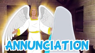 The Annunciation The Angel Gabriel Appears to Mary  Brother Francis 07 clip [upl. by Mayyahk]