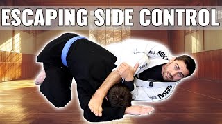 Escape Bottom Side Control for Beginners  BJJ 2024 [upl. by Tsui]