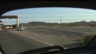 Stone Cabin US Route 95 Border Patrol Inspection Station Checkpoint Rear Cam Extended [upl. by Adallard141]