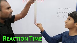 Class 11 Physics  Experiment On Reaction Time And Deeply Explained [upl. by Larsen]