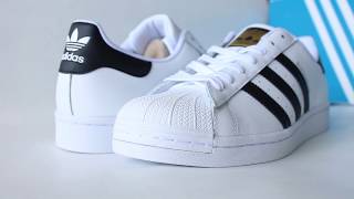 Adidas Superstar ORIGINALS BLACKWHITE OnFeet  Unboxing [upl. by Alper]