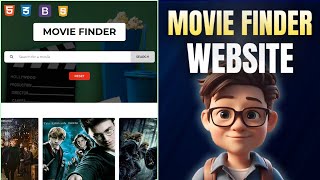 Build A Responsive Movie Finder Website in 2 HOURS  Step By Step Tutorial In Tamil [upl. by Nonnag]