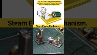 Steam Engine Mechanism in Action mechanism steam engineering 3ddesign 3d animation [upl. by Adnohsat]