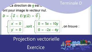 Projection vectorielle Terminale S [upl. by Barney]