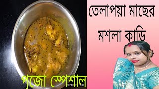 কম তেল দিয়ে তেলাপয়া মাছের মশলা কাড়ি পূজোর স্পেশালTilapia macher jhal recipeTilapia fish curry [upl. by Adla444]