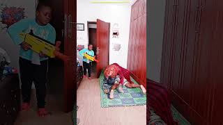 Funny video try not to laugh Chucky prank Halloween spider on face stop motion bhoot wala shorts [upl. by Olson]