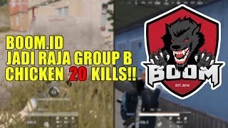 BOOMID SAPU BERSIH GROUP B 20 KILLS TOURNAMENT PUBG MOBILE INDONESIA [upl. by Katrine]