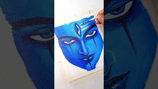 Shiv painting on canvasSahiv painting drawing 🕉🔱 shiv shiva mahadev art painting [upl. by Ytsirk]