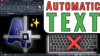 quotAuto Text AutoCAD LISP  Best CAD Tutorialsquot [upl. by Marigold]