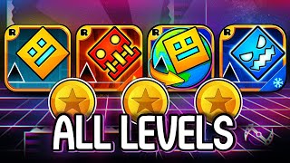 Every Geometry Dash Level ALL COINS GD Meltdown World Subzero [upl. by Omar330]