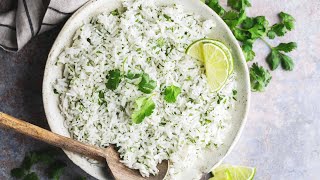 Cilantro Lime Rice [upl. by Saqaw]