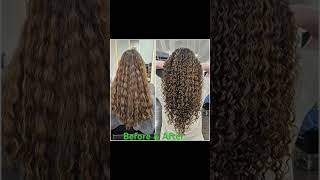 Twist Spiral Perm before ampafter spiralperm curlyhair hairbyclairechang hair [upl. by Farmelo283]