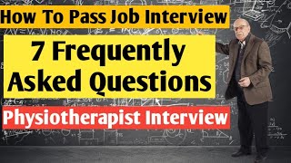 How to pass an interview  Physiotherapist interview DrHuma Ibrar PT [upl. by Opiuuk]