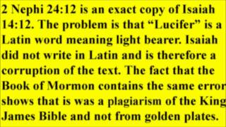 Book of Mormon Anachronisms Part 1 of 2  Mormonism Exposed [upl. by Carina]