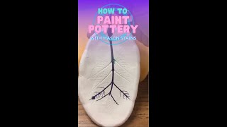 How to Paint Pottery with Mason Stains [upl. by Ajnotal]