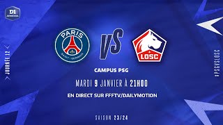 J12 I Paris Saint Germain – Lille OSC 60 le résumé  D1 Arkema  FFF 20232024 [upl. by Gnehp333]