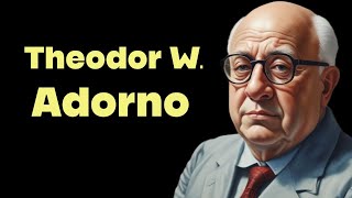 Theodor Adorno  Critical School  थियोडोर एडोर्नो  क्रिटिकल स्कूल [upl. by Sheree]