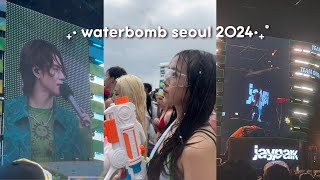 waterbomb seoul 2024 seeing jay park yugyeom sunmi kiss of life and more [upl. by Adnamahs]