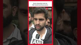 Omar Abdullah’s Son Zamir Demands Restoration of JampK Statehood ‘It’s Our Right’ [upl. by Notnirb]