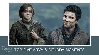 GoT Top Five Arya amp Gendry Moments  S8 Predictions [upl. by Attej]