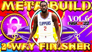 BEST 2 WAY FINISHER BUILD ON NBA 2K22 META BUILD SERIES VOL 6 [upl. by Yessej]