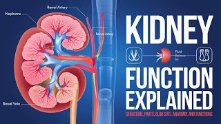 Kidney Function amp Structure Explained Anatomy Blood Supply Parts and Physiology [upl. by Wren]