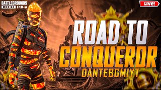 DAY 4🔥 ROAD TO CONQUEROR❤️  BGMI LIVE🔥bgmi rankpush bgmilive [upl. by Lose372]