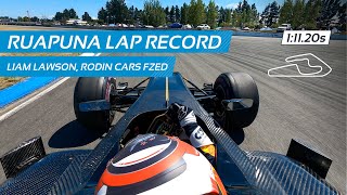 Liam Lawson Is The Fastest Ever At Ruapuna Racetrack [upl. by Rubma]