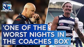 Crows coach under fire for letting freakish Cats star run riot  Sunday Footy Show  Footy on Nine [upl. by Furie]