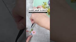 DIY Papierlesezeichen mit gepressten Blumen nähen  Einfaches Sommer DIY short [upl. by Aelegna]