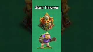 How Many Giant Thrower Ball Can Destroy Town Hall 16 shorts [upl. by Sihunn847]