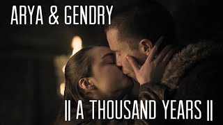 Gendry amp Arya  A Thousand Years  8x02 [upl. by Arnold]