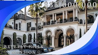 35000000 Luxury French Mansion in Beverly Hills  LUXURY HOUSE TOUR [upl. by Nomahs]