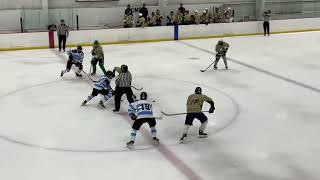 SemiFinals 2023 Chowder cup Jr A Elite win NH Knights over Little Rhody [upl. by Htez]