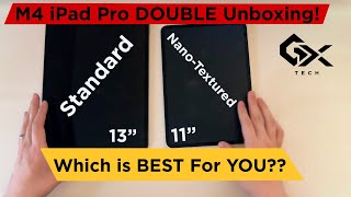 M4 iPad Pro 13” AND 11” With Accessories  Unboxing and First Impressions [upl. by Ymaj]