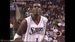 Samuel Dalembert 20 points vs Sacramento Kings 200304 [upl. by Ardnazil]