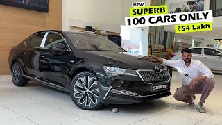 Only 100 Cars in India 2024 New Skoda Superb is Finally Here  Exclusive [upl. by Ariajaj]