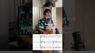 Shadows Of Evil Alto Sax Sheet Music🎷 cod zombies shadowsofevil saxophone score cover [upl. by Laverna]