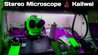 Stereo Microscope 🔬 Kailwei  microscope 2024  Kailwei microscope  video fullvideo blogs [upl. by Akiam]