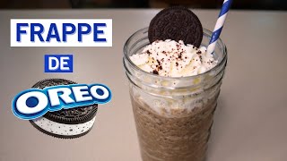 COMO HACER UN FRAPPE DE OREO ☕💙 Receta Facil y Rapida [upl. by Clarita]