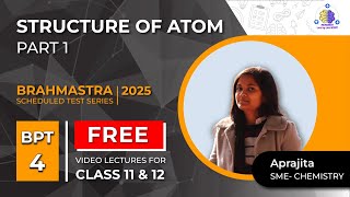 Structure of AtomPart 1CHEMISTRY  BHRAMASTRA Test Series 2025 [upl. by Htebaras]