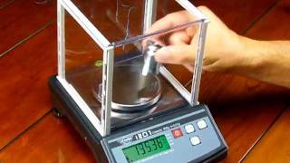 My Weigh i201 electronic scale calibration procedure [upl. by Tortosa]