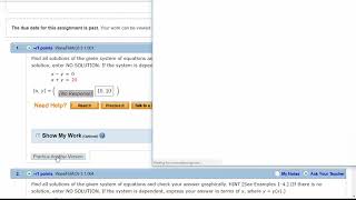 Webassign assignments in review mode [upl. by Tristam]