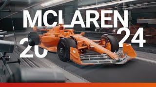 McLaren dévoile ses nouvelles couleurs 2024 [upl. by Naihr65]