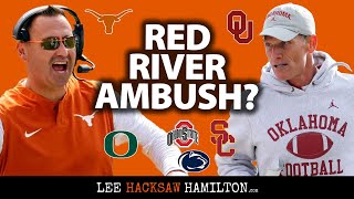 Can Sooners ambush Longhorns in Red River Rivalry Can Ducks win at home vs Buckeyes USC vs Penn St [upl. by Orwin]