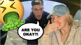 Getting CAR SICK Prank On BOYFRIEND [upl. by Earvin]