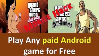 game hacking play any paid highend game for free in any android smartphone [upl. by Alliscirp]