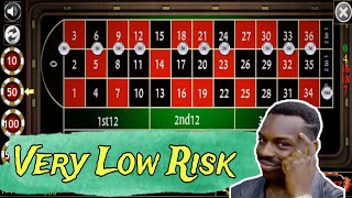 🍁 Completely Very Low Risk Betting Strategy to Roulette  Roulette Strategy to Win [upl. by Alfeus]