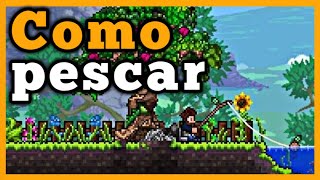 Como pescar no Terraria  Terraria 14  Manco [upl. by Gord]