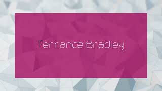 Terrance Bradley  appearance [upl. by Nymrak625]